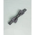 BOSS - Bow Tie - Ties & Cufflinks (Silver) Bow Tie