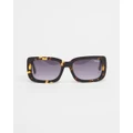 Quay Australia - Yada Yada - Sunglasses (Tort & Smoke Lens) Yada Yada