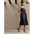 Banana Republic - Charlize Linen Midi Dress - Dresses (BLACK) Charlize Linen Midi Dress