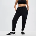 Nike - Dri FIT One High Waisted Joggers - Track Pants (Black & White) Dri-FIT One High-Waisted Joggers