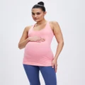 Nike - Dri FIT Maternity Tank - Maternity Singlets (Coral Chalk & Adobe) Dri-FIT Maternity Tank