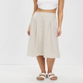 Vero Moda - Jesmilo Calf Skirt - Skirts (Silver) Jesmilo Calf Skirt