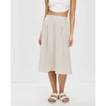 Vero Moda - Jesmilo Calf Skirt - Skirts (Silver) Jesmilo Calf Skirt