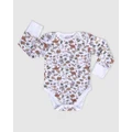 B Free Intimate Apparel - 100% Organic Long Sleeve Bodysuit Baby & Toddler - Longsleeve Rompers (White) 100% Organic Long Sleeve Bodysuit - Baby & Toddler