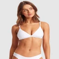 Seafolly - Fixed Tri Bra - Bikini Tops (White) Fixed Tri Bra