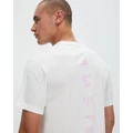 adidas Performance - Yoga Tee - Short Sleeve T-Shirts (White Carbon) Yoga Tee