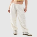 BDG By Urban Outfitters - Baggy Cargo Pants - Cargo Pants (Cream) Baggy Cargo Pants