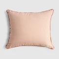 Business & Pleasure Co. - The Small Square Throw Pillow - Home (Pink) The Small Square Throw Pillow
