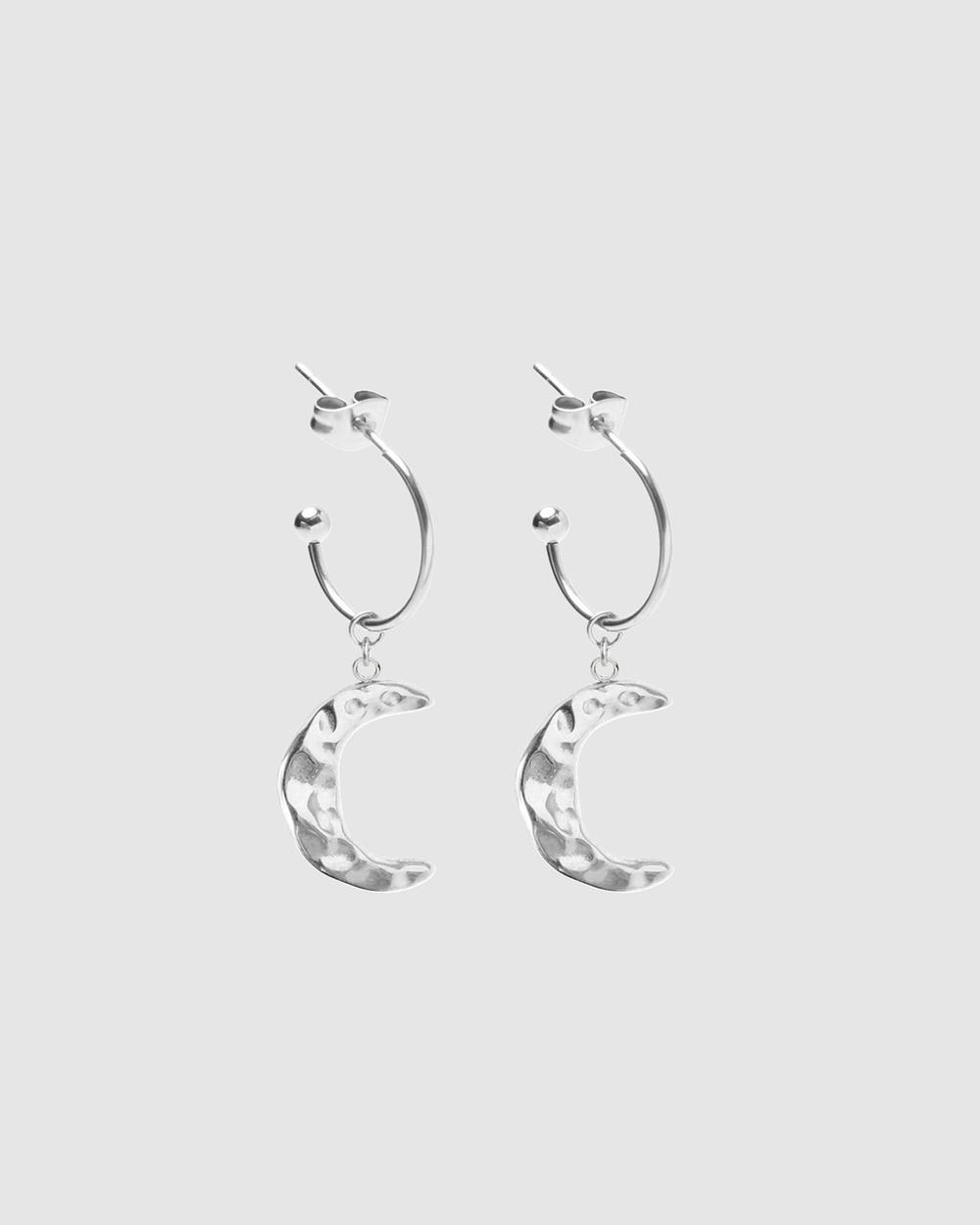 Dear Addison - Midnight Moon Earrings - Jewellery (Silver) Midnight Moon Earrings