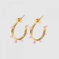 Dear Addison - Delta Hoops - Jewellery (Pink) Delta Hoops