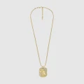 Fossil - Jewelry Gold Tone Pendant Necklace - Jewellery (Gold) Jewelry Gold Tone Pendant Necklace