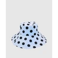 Morgan & Taylor - Amelie Bucket Hat - Hats (White/Black Spot) Amelie Bucket Hat