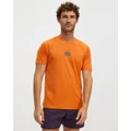 New Balance - SS Impact Run At N Vent T Shirt - Short Sleeve T-Shirts (Cayenne) SS Impact Run At N-Vent T-Shirt