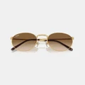 Ray-Ban - New Round - Sunglasses (Gold) New Round