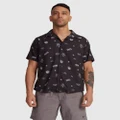 RVCA - Zen Shirt - Tops (WASHED BLACK) Zen Shirt