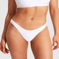 Seafolly - High Cut Pant - Bikini Bottoms (White) High Cut Pant
