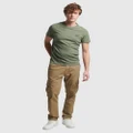 Superdry - Essential T Shirt - T-Shirts & Singlets (Vine Green Marle) Essential T Shirt