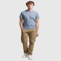 Superdry - Essential T Shirt - T-Shirts & Singlets (Bay Blue Marle) Essential T Shirt