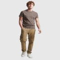 Superdry - Essential T Shirt - T-Shirts & Singlets (Cocoa Brown Marle) Essential T Shirt