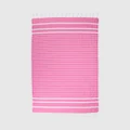 Tolu Australia - Thin Turkish Towel - Home (Light Pink) Thin Turkish Towel