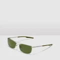 Hawkers Co - HAWKERS Polarized Silver Alligator SENSE Sunglasses for Men and Women UV400 - Sunglasses (Green) HAWKERS - Polarized Silver Alligator SENSE Sunglasses for Men and Women UV400