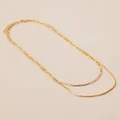 Luv Aj - Cecilia Chain Necklace - Jewellery (Gold) Cecilia Chain Necklace
