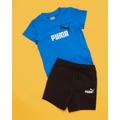 Puma - Shorts Jersey Set Kids Teens - 2 Piece (Racing Blue) Shorts Jersey Set - Kids-Teens