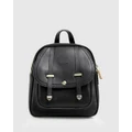 Belle & Bloom - Camila Leather Backpack - Backpacks (Black) Camila Leather Backpack