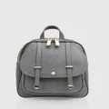 Belle & Bloom - Camila Leather Backpack - Backpacks (Ash Grey) Camila Leather Backpack