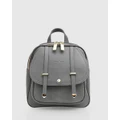 Belle & Bloom - Camila Leather Backpack - Backpacks (Ash Grey) Camila Leather Backpack