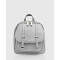 Belle & Bloom - Camila Leather Backpack - Backpacks (Grey) Camila Leather Backpack