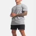 First Division - Core Crest Tee - Short Sleeve T-Shirts (Marle Grey) Core Crest Tee