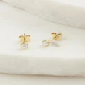 Luna Rae - Solid Gold Hilo Studs - Jewellery (Gols) Solid Gold - Hilo Studs