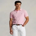 Polo Ralph Lauren - Slim Fit Mesh Polo Shirt - Shirts & Polos (Carmel Pink) Slim Fit Mesh Polo Shirt