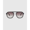 UNISON - Le Mans Retro Sunglasses - Sunglasses (Black) Le Mans Retro Sunglasses