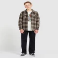 Volcom - Bowered Fleece Jacket Teens - Coats & Jackets (Wren) Bowered Fleece Jacket - Teens