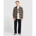 Volcom - Bowered Fleece LS Jacket Teens - Coats & Jackets (Wren) Bowered Fleece LS Jacket - Teens