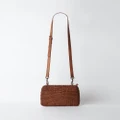 JUJU & CO - Loop Bag - Clutches (Brown) Loop Bag