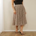 Atmos&Here - Allie Pleated Midi Skirt - Pleated skirts (Spot) Allie Pleated Midi Skirt