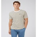 Ben Sherman - Stripe Tee - Long Sleeve T-Shirts (WHITE) Stripe Tee