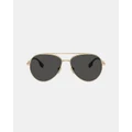 Burberry - 0BE3147 - Sunglasses (Gold) 0BE3147