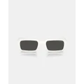 Prada - 0PR A12S - Sunglasses (White) 0PR A12S