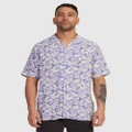 RVCA - Dais Floral Ss Shirt - Tops (COAST) Dais Floral Ss Shirt