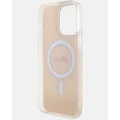 Guess - iPhone 15 Pro Max Script MagSafe Phone Case - Tech Accessories (Pink) iPhone 15 Pro Max Script MagSafe Phone Case