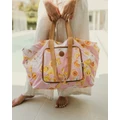 OiOi - Fold Up Tote - Beach Bags (Beige) Fold-Up Tote