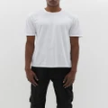 bassike - slim fit t.shirt - Short Sleeve T-Shirts (white) slim fit t.shirt