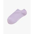 Country Road - Australian Cotton Blend Sneaker Sock - No Show Socks (Purple) Australian Cotton Blend Sneaker Sock