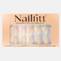 Nailfitt - Glazed Donut Press On Nails Long Almond - Beauty (Nude) Glazed Donut Press-On Nails - Long Almond