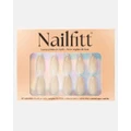 Nailfitt - Glazed Donut Press On Nails Long Almond - Beauty (Nude) Glazed Donut Press-On Nails - Long Almond