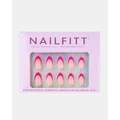 Nailfitt - French Modern Press On Nails - Beauty (Pink) French Modern - Press-On Nails